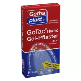 GOTAC Sårfilm med gelpude, 6 stk