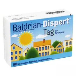 BALDRIAN DISPERT Tag-overtrukne tabletter, 100 stk