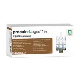 PROCAIN-Loges 1 % injektionsvæske ampuller, 50X2 ml