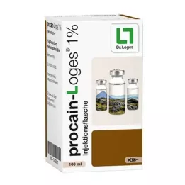 PROCAIN-Loges 1% injektionshætteglas, 100 ml