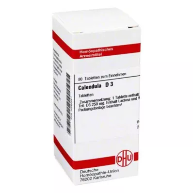 CALENDULA D 3 tabletter, 80 stk
