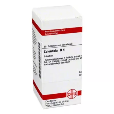 CALENDULA D 4 tabletter, 80 stk