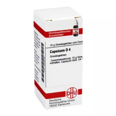 CAPSICUM D 4 Globuli, 10 g