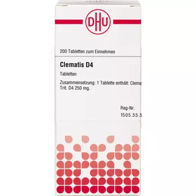 CLEMATIS D 4 tabletter, 200 stk