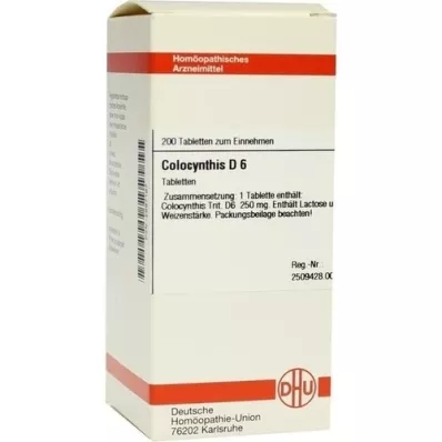 COLOCYNTHIS D 6 tabletter, 200 stk
