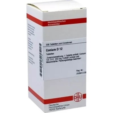 CONIUM D 12 tabletter, 200 stk CONIUM D 12 tabletter, 200 stk