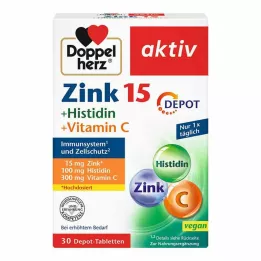 DOPPELHERZ Zink+Histidin Depottabletter aktive, 30 stk