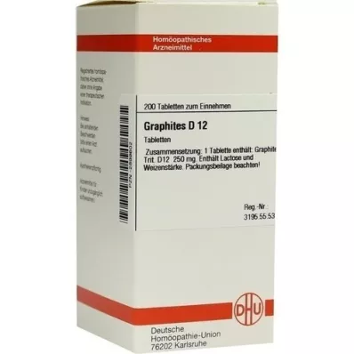 GRAPHITES D 12 tabletter, 200 stk