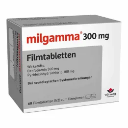 MILGAMMA 300 mg filmovertrukne tabletter, 60 stk