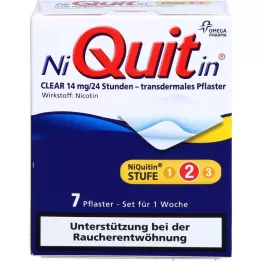 NIQUITIN Klare 14 mg depotplastre, 7 stk