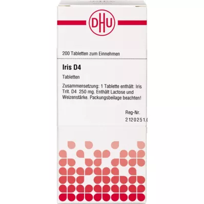 IRIS D 4 tabletter, 200 stk