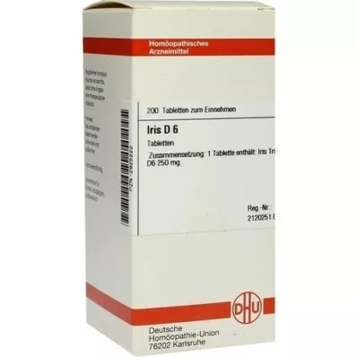 IRIS D 6 tabletter, 200 stk