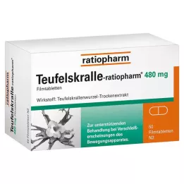 TEUFELSKRALLE-RATIOPHARM Filmovertrukne tabletter, 50 stk