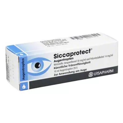 SICCAPROTECT Øjendråber, 10 ml