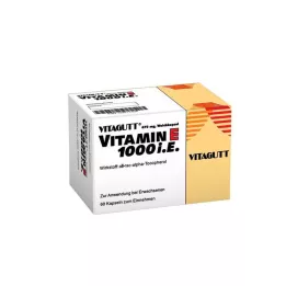 VITAGUTT Vitamin E 1000 bløde kapsler, 60 stk