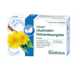 SIDROGA Mælkebøtte te filterposer, 20X1,5 g