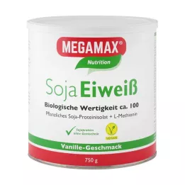 MEGAMAX Sojaprotein vaniljepulver, 750 g