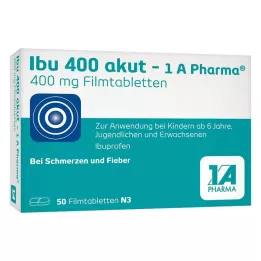 IBU 400 akut-1A Pharma filmovertrukne tabletter, 50 stk