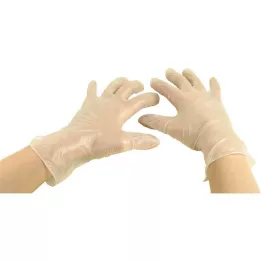 HANDSCHUHE Latex ikke-sterilt pulverfrit medium, 100 stk