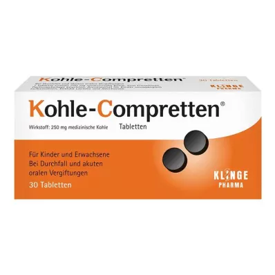 KOHLE Compretten tabletter, 30 stk