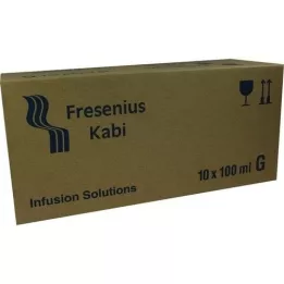 NATRIUMHYDROGENCARBONAT 8,4 % glasinfusionsopløsning, 10X100 ml