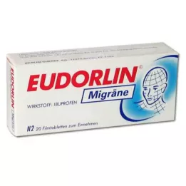 EUDORLIN Migræne filmovertrukne tabletter, 20 stk