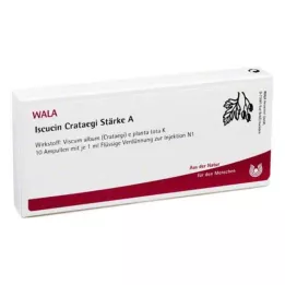ISCUCIN crataegi Styrke A ampuller, 10X1 ml