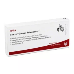 ISCUCIN quercus potens serie I ampuller, 10X1 ml