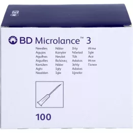 BD MICROLANCE Kanyle 26 G 3/8 0,45x10 mm, 100 stk