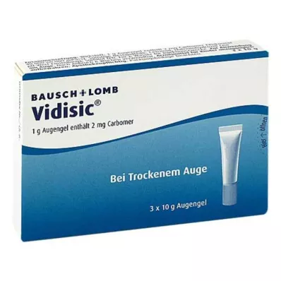 VIDISIC Øjengelé, 3X10 g