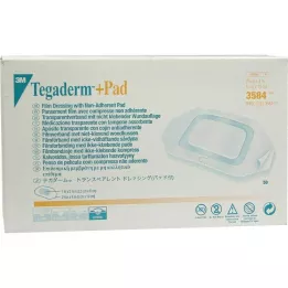 TEGADERM 3M Plus Pad 6x10 cm Klar til brug 3584, 50 stk