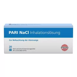 PARI Ampuller til NaCl-inhalationsopløsning, 20X2,5 ml