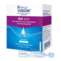 HYLO-VISION Gel sinus enkeltdosispipetter, 20X0,35 ml