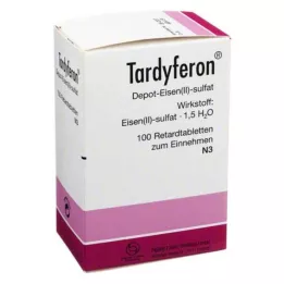 TARDYFERON Tabletter med langvarig frigivelse, 100 stk