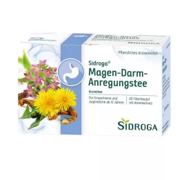 SIDROGA Gastrointestinal stimulerende tefilterposer, 20X2,0 g
