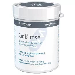 ZINK II MSE 1,25 mg tabletter, 120 stk