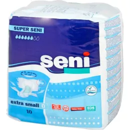 SUPER SENI Plus inkontinensbukser nat f.E.Gr.0 XS, 12X10 stk