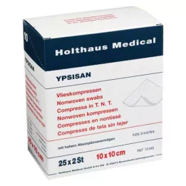 KOMPRESSEN YPSISAN 10x10 cm steril, 25X2 stk