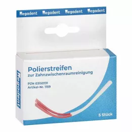 POLIERSTREIFEN til interdental rengøring, 5 stk