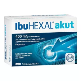 IBUHEXAL akut 400 filmovertrukne tabletter, 50 stk