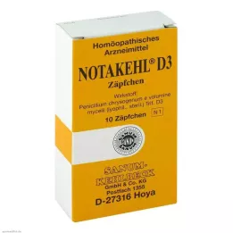 NOTAKEHL D 3 Stikpiller, 10 stk