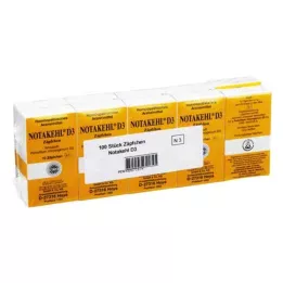 NOTAKEHL D 3 stikpiller, 10X10 stk