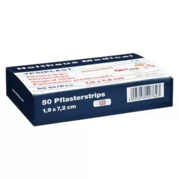 PFLASTERSTRIPS Ypsiplast vandtæt 1,9x7,2 cm, 50 stk