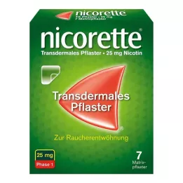 NICORETTE TX Plaster 25 mg, 7 stk