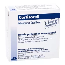 CORTISORELL Injektionsvæske, opløsning, 10X2 ml