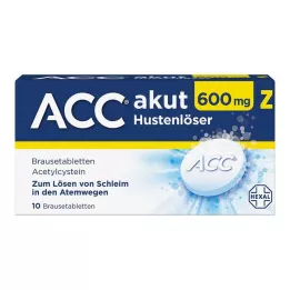 ACC akut 600 Z hoste slimløsende brusetabletter, 10 stk