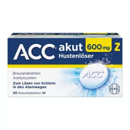 ACC akut 600 Z hoste slimløsende brusetabletter, 20 stk