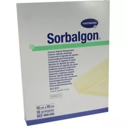 SORBALGON Komprimerer 10x10 cm, 10 stk