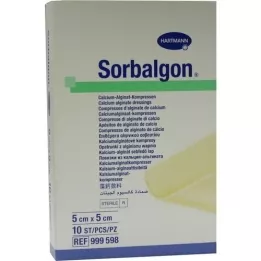 SORBALGON Komprimerer 5x5 cm, 10 stk