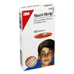 STERI STRIP steril 6x75mm 1541P, 12X3 stk